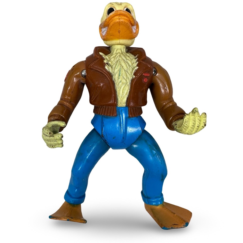 Vintage 1989 TMNT Ace Duck Action Figure Playmates Mirage Brown Blue‎ 4.5"
